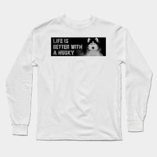 Siberian Husky Long Sleeve T-Shirt